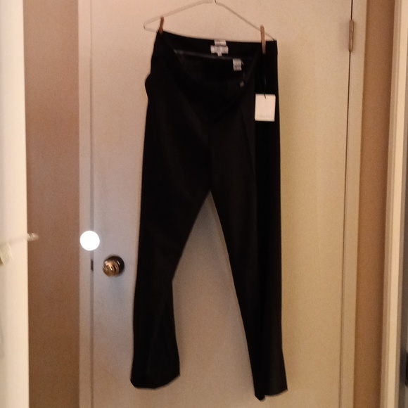 Calvin Klein Stretch  Black dress pants size 12 - Picture 1 of 6